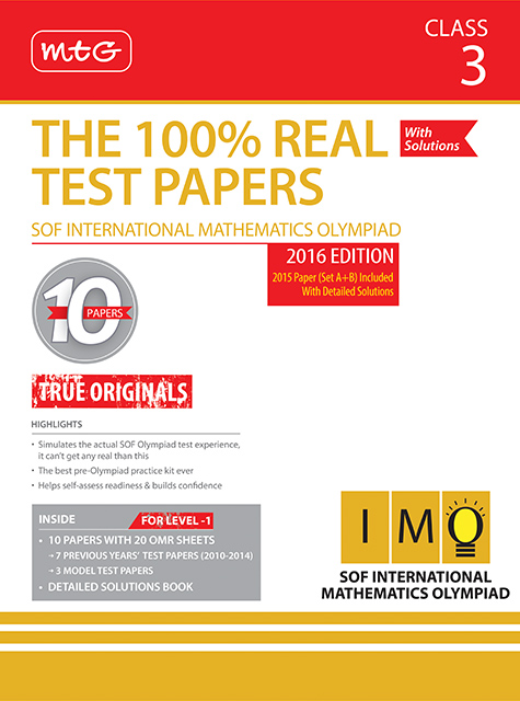 100% Real Test Papers (IMO) Class 3