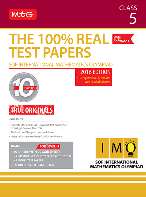 100% Real Test Papers (IMO) Class 5